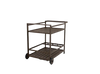 Vila Real Bar Cart - Aluminum