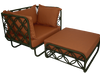 Erys Lounge Chairs and Ottoman