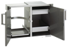 Double Doors with Tank Tray & Dual Drawers (Flush Mounted)