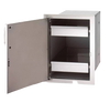 Single Door with Dual Drawers (Flush Mounted)