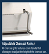 30" Stainless Steel Charcoal Built-In Grills