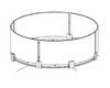 Set of 4 High Temperature Resistant Glass With Support